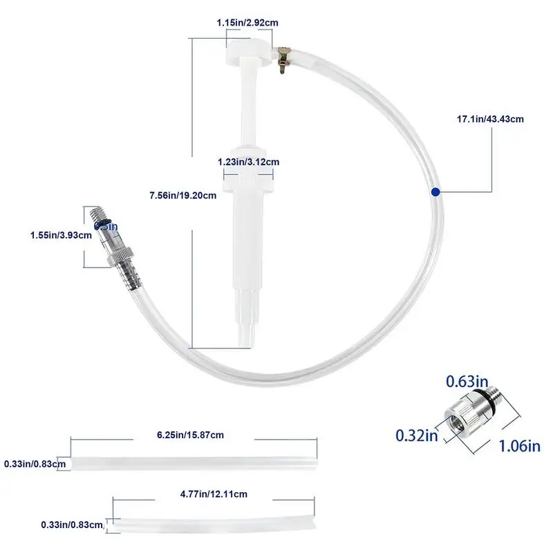 Upgrade Transmission Fluid Marine Pump Gear Oil Transfer Pump Gear Lube Pump Accessories for Marine Lower Unit Boat Gear Lube images - 6