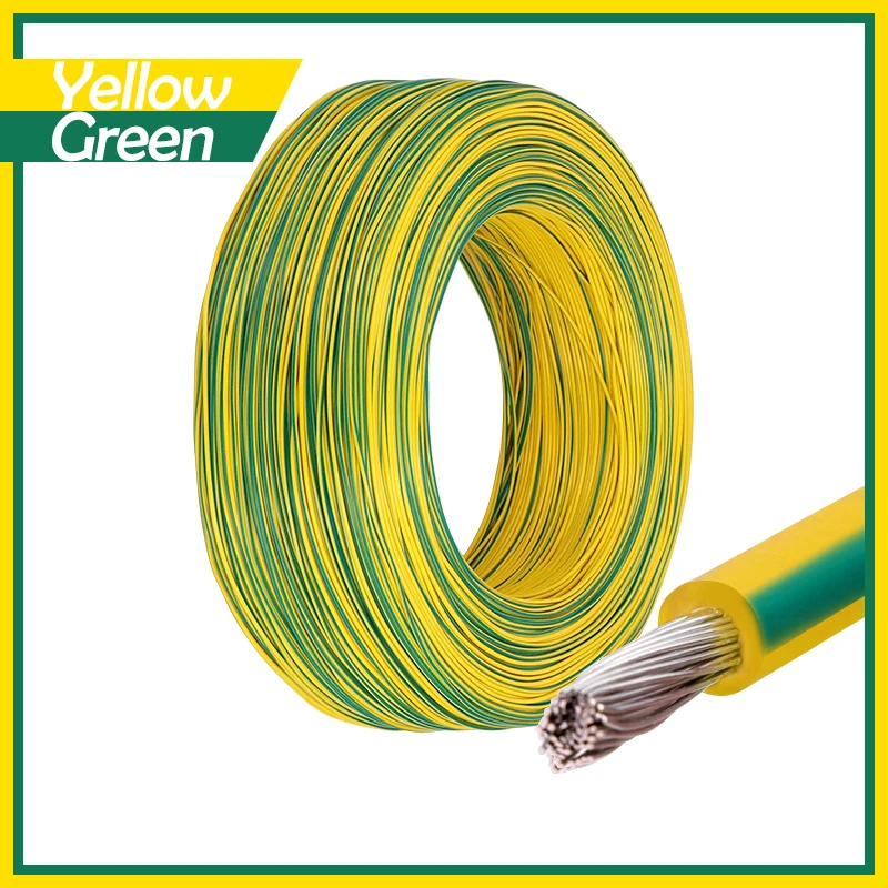 Durable Multi-Stranded Electric Wire with PVC Insulation - Tinned Copper Cable for DIY Projects and LED Lighting