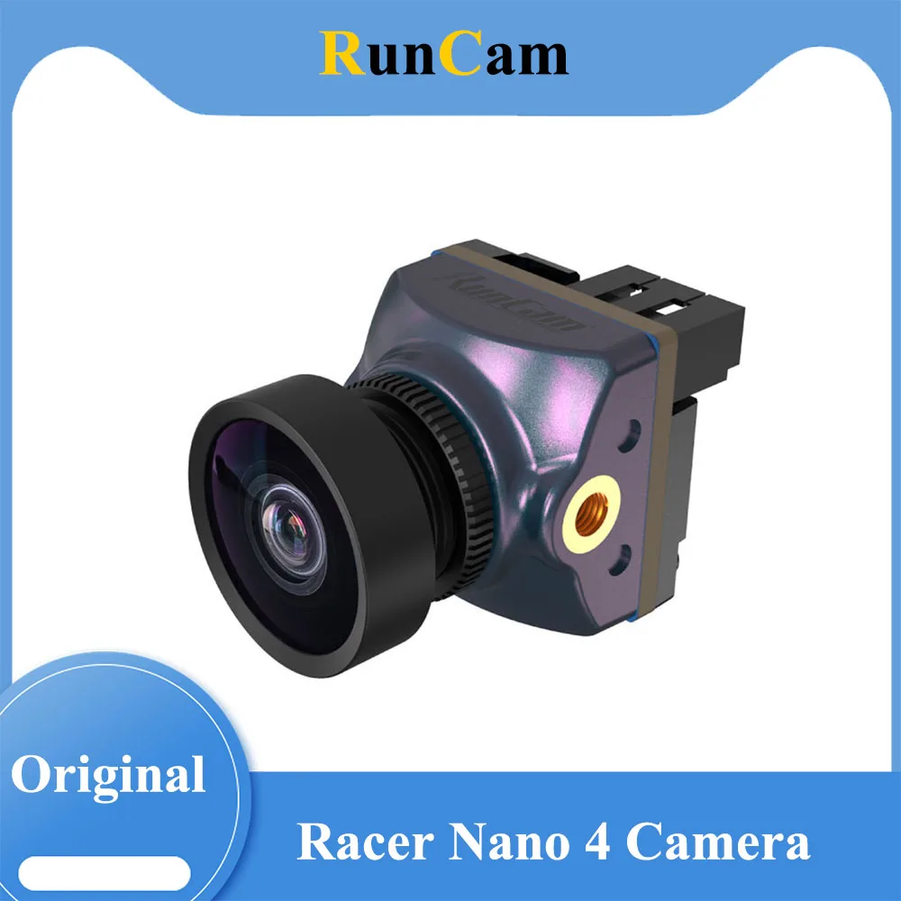 RunCam Racer Nano 4 1200TVL Super WDR CMOS Sensor Waterproof LED Lighting Track Mode FPV Camera NTSC/PAL for RC Freestyle Drone