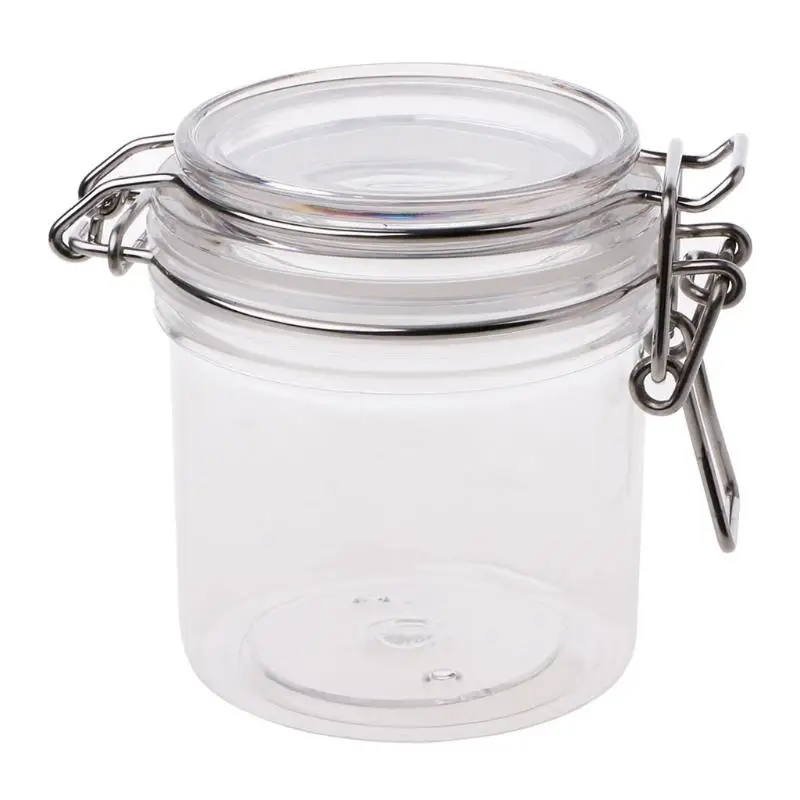 PETP  Storage Milk Powder Box Clamp Lid Air Tight Sealed Locking Jar Kitchen Dropship 4