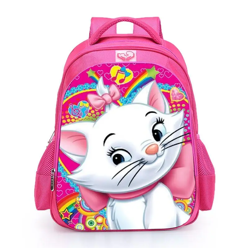 16 Inch Lovely Cartoon Cat Princess School Bags For Girls Children Kids Backpack Schoolbag Mochila Infantil 1