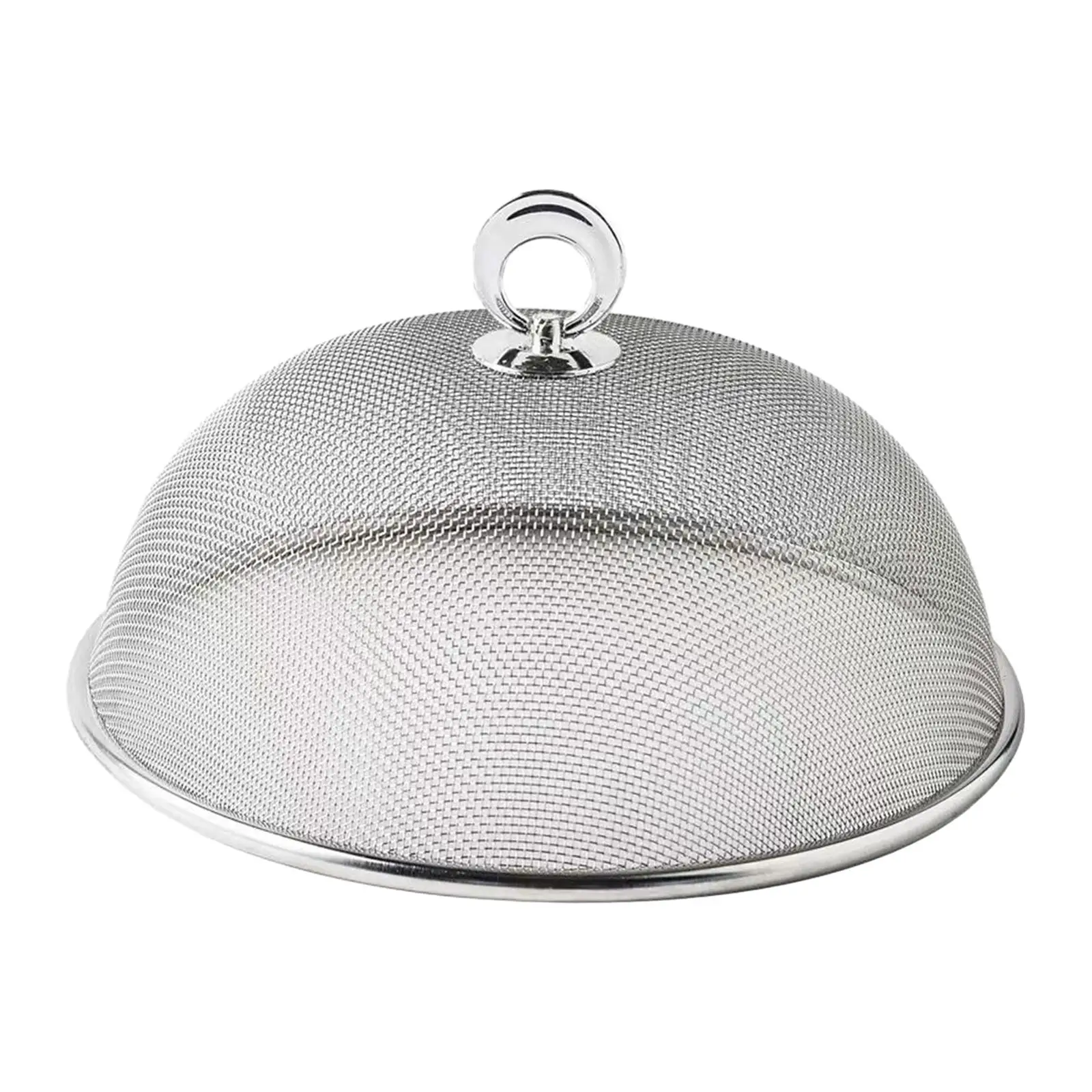 Metal Mesh Food Cover Plate Serving Cover Reusable Durable Dish Net Food Lid Multipurpose for Home Daily Use