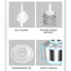 3L Electric Garlic Chopper Ginger Masher Machine Chili Vegetable Crusher Kitchen Tool Sturdy Durable 6