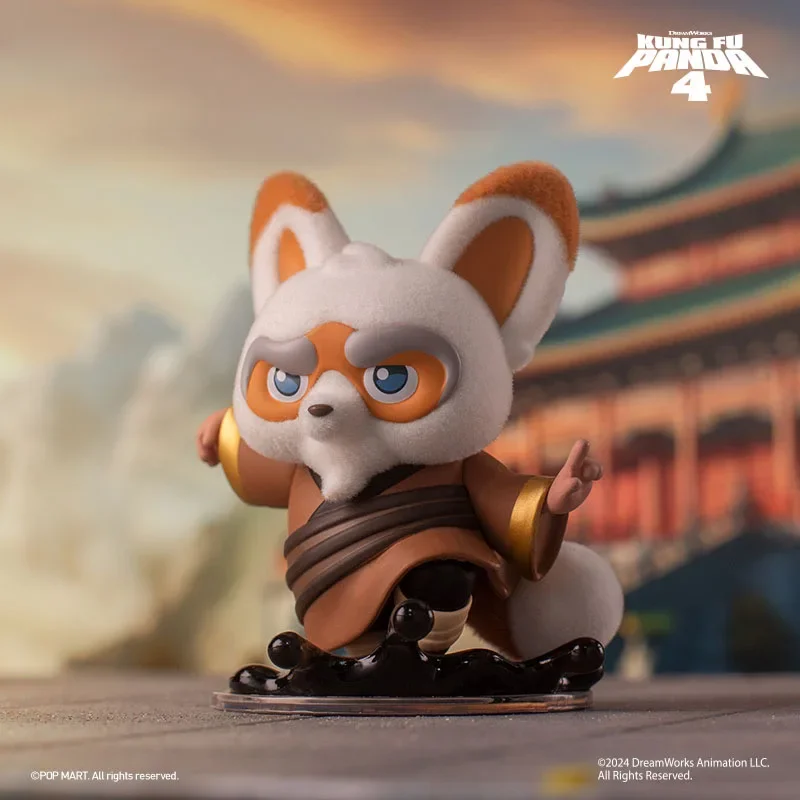 Cute Panda Action Figures Toys The Chameleon Master Shifu Po Zhen