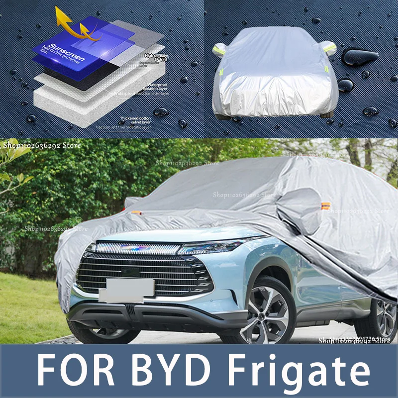 

For BYD Frigate Outdoor Protection Full Car Covers Snow Cover Sunshade Waterproof Dustproof Exterior Car accessories