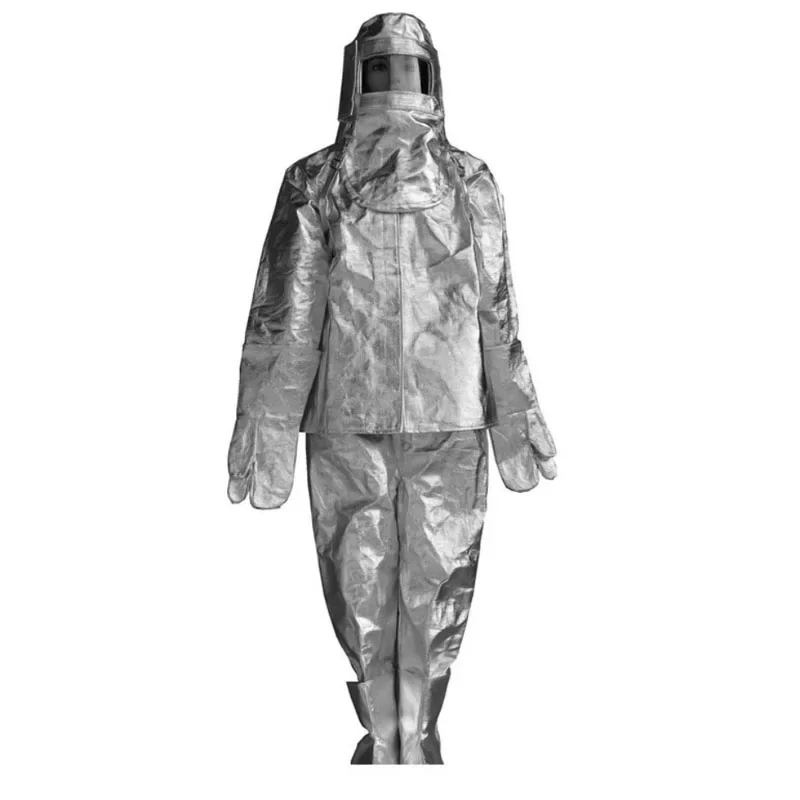 Aluminum Foil Heat Resistant Fireproof Clothing 1000 Degree Centigrade Fire-proof Suit Inflaming Retarding Suit Full Set