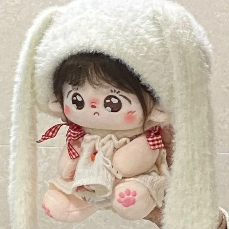 Cotton doll clothes 10cm doll clothes 20cm knitted hat hairy hat