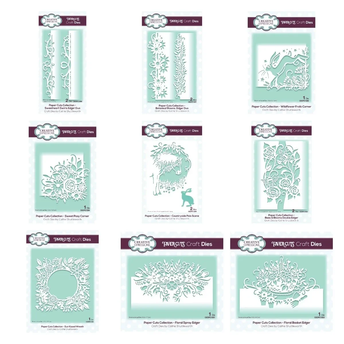 Wildflower Frolic Countryside juego de troqueles de corte de Metal para manualidades DIY, fabricación de tarjetas de felicitación de encaje, álbum de recortes