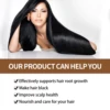 EELHOE Hair Dye Shampoo Polygonum Multiflorum Fast Hair Dye Shampoo Covers Gray Herbal Ingredient White To Black For Women Men 3