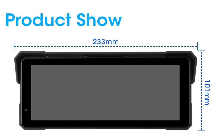 Srnubi 8,1" Motorrad-Navigation, kabellos, Carplay, Moto, Android, Auto, IP67, wasserdichter Monitor mit externem TPMS-Sensor, Bluetooth – Detail 15