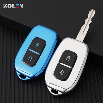 TPU Car Key Case Cover Shell Fob per Renault Duster Sandero Logan Clio Captur Laguna Scen Dacia Duster accessori portachiavi Bag