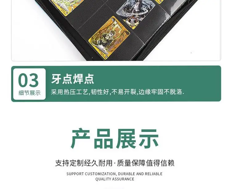 Card Binder with 9 Pocket Trading Card Album Display Binder Loading Pocket Holder for Pokemon PTCG TCG Yugioh MTG Game Card Book