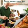 Air Fryer 9-in-1, Compact & Large 6 Qt, 5 Fan Speeds with 450F for Crispy, 95% Less Oil, 100+ In-App Recipes with Nutrien 4