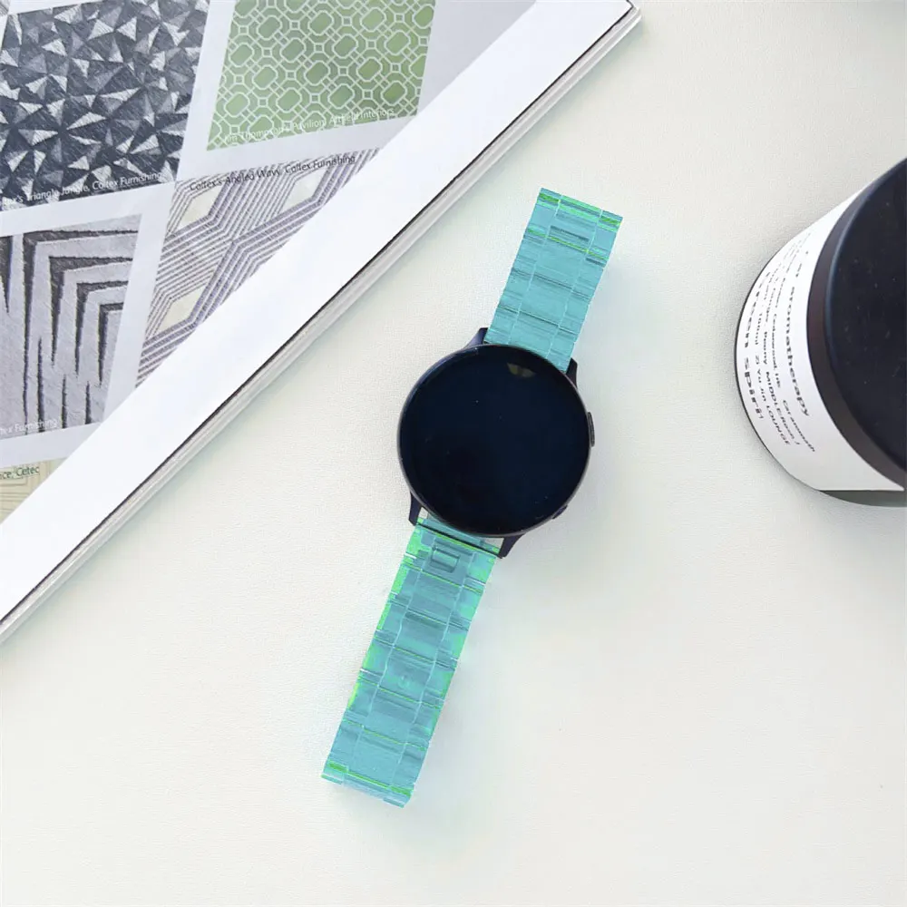Transparent Strap - Glacier Link Bracelet, 20mm/22mm Band