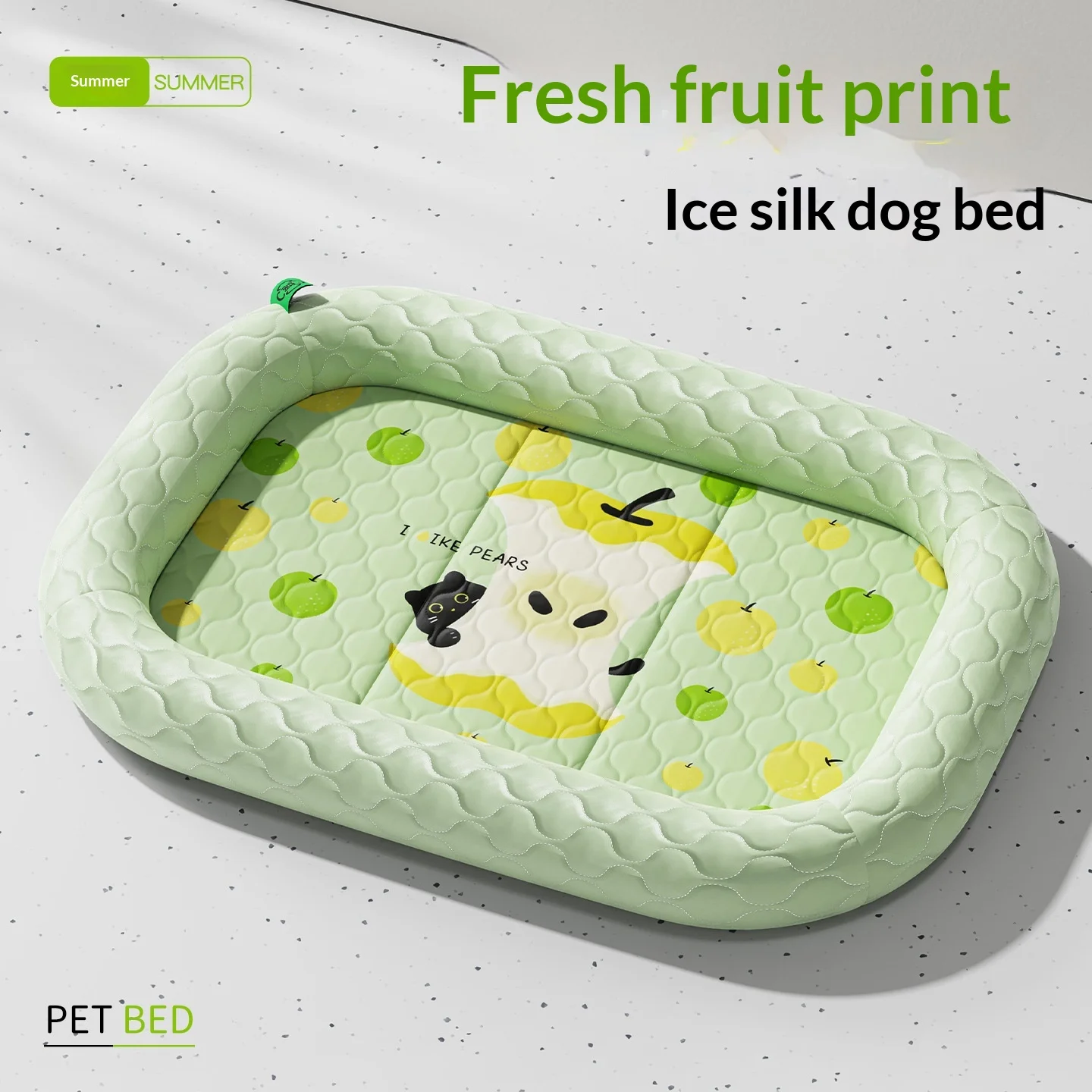 Pet Ice Mat Summer Cooling Dog Cat Mat Ice Silk Fabric Breathable Anti Slip Self Cooling Nest For Small Large Dogs Cats_voghion.com