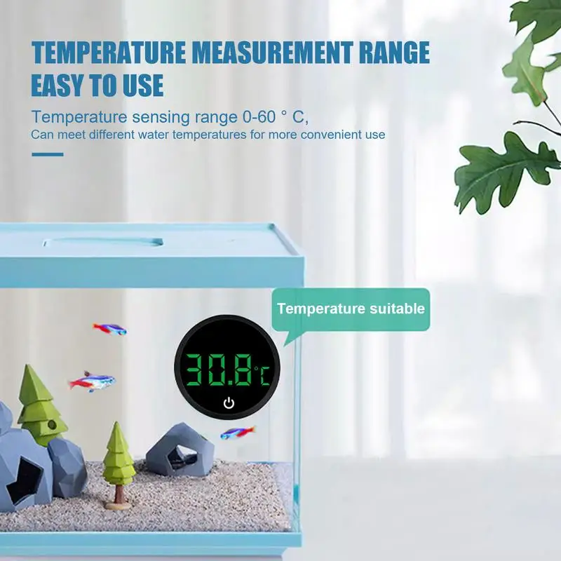 Fish Tank Thermometers Digital Display Design Accurate Aquarium Thermometers Fish Tank Accessories Portable