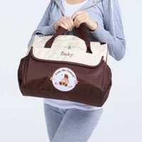 Portable Storage Baby Diaper Bag Crossbody Multifunctional Mommy Maternity Packs Handbag Canvas Baby Stuff Nappy Bags Women