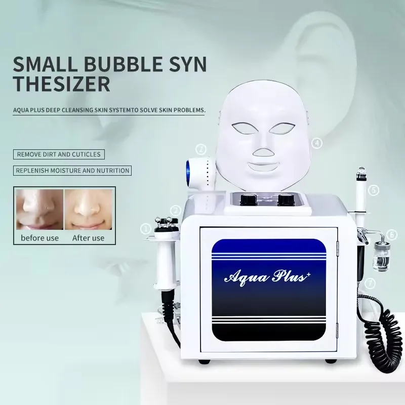 

8 in 1 Water Oxygen Facial Machine Deep Cleansing Aqua Peeling Tightening Hydro Dermabrasion Bubble Skin Care Spa Beauty Device