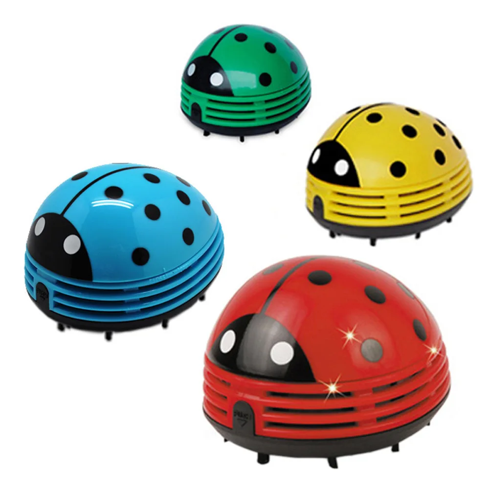 Mini Vacuum Table Vacuum Cleaner Ladybug Dust Cleaner Desktop Coffee Dust Collector for Home Office Desktop Cleaning 1