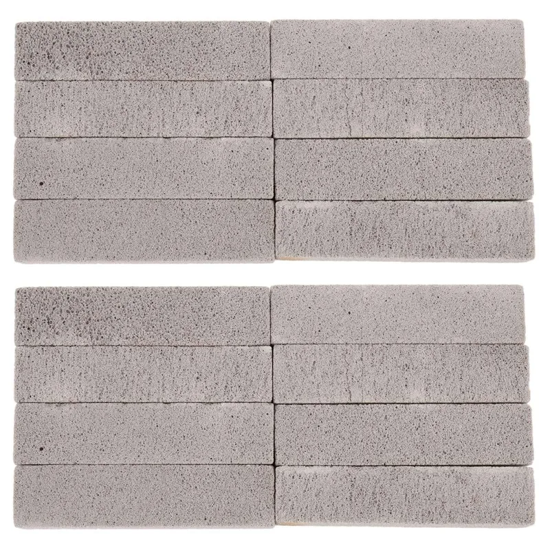 

16 Pieces Pumice Stones For Cleaning Pumice Scouring Pad Grey Pumice Stick Cleaner For Removing Toilet Bowl Ring Bath