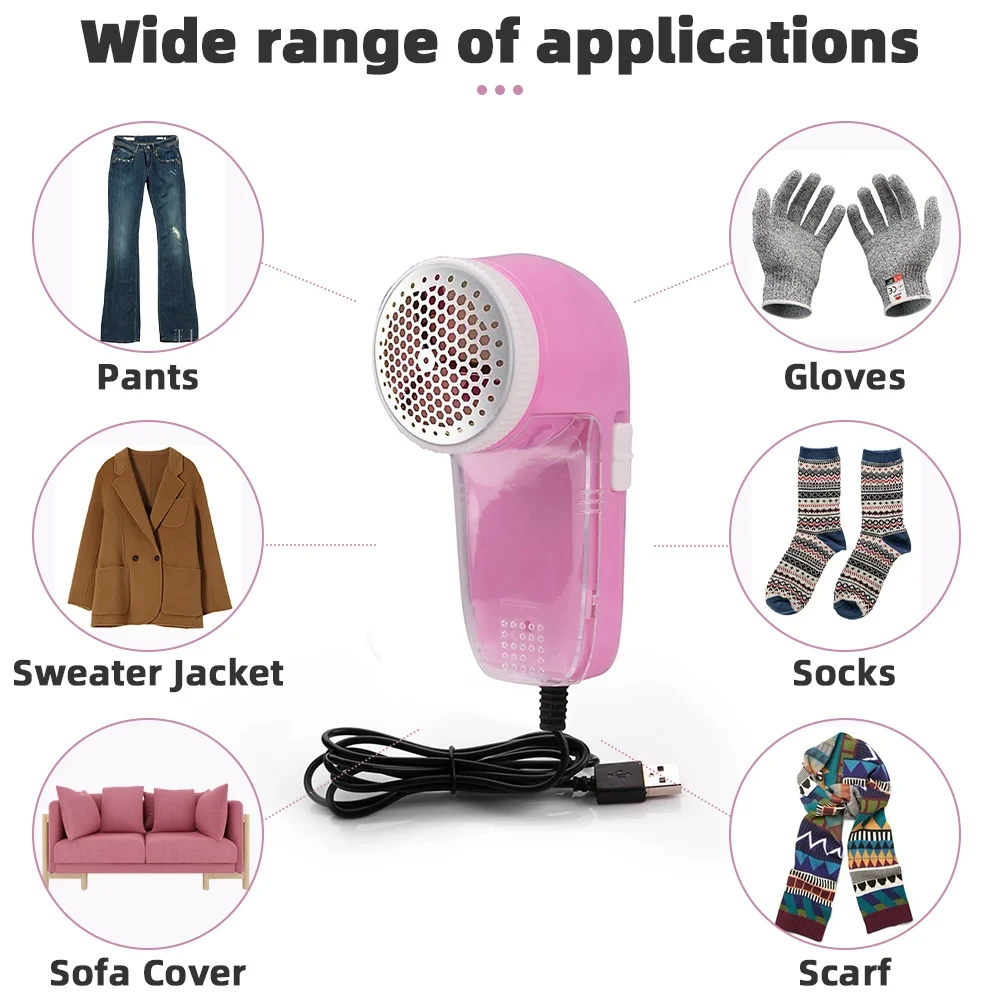 Household Lint Remover for Clothing USB Portable Electric Hair Ball Trimmer Sweater Fabric Shaver Pellet Clothes Cleaning Remove lint remover clothes lint remover fabric shavers fabric shaver