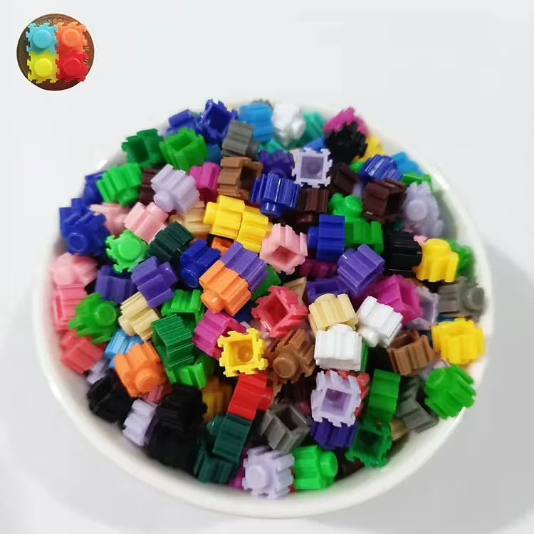 1000Pcs Multiple Colors Parts Hinge Plate Swivel Compatible Bricks DIY Assmble Building Blocks Particle Kid Toy Gift