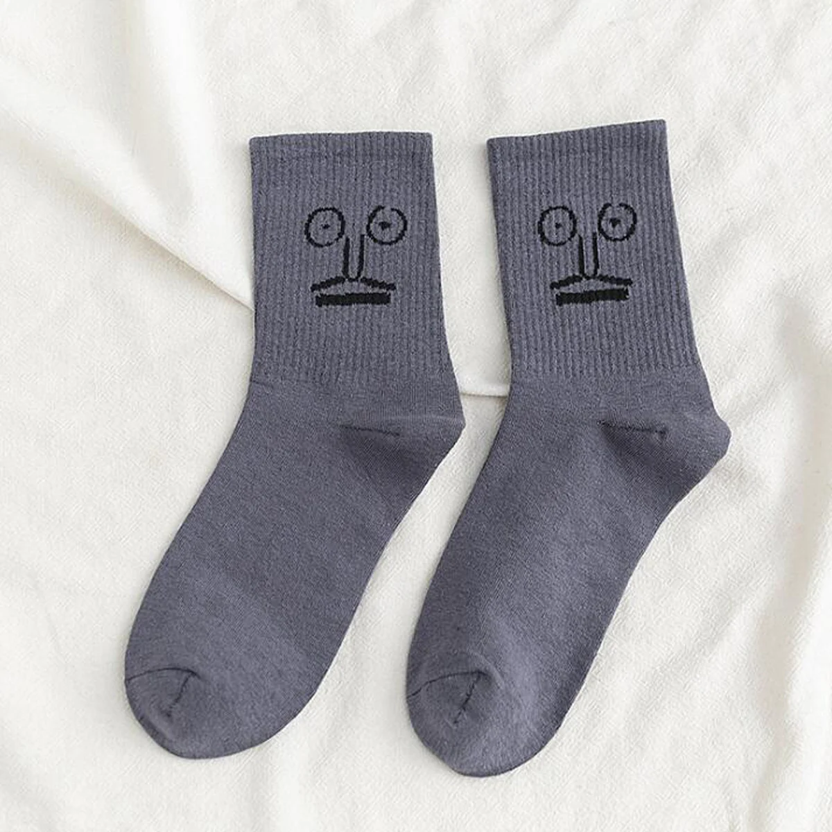 1 Paar Korea Funky Harajuku Trend Frauen Candy Farben Casual Lustige Socken Mädchen Kawai Socken Unisex Überraschung Mid Frauen Crew Socken – Detail 11