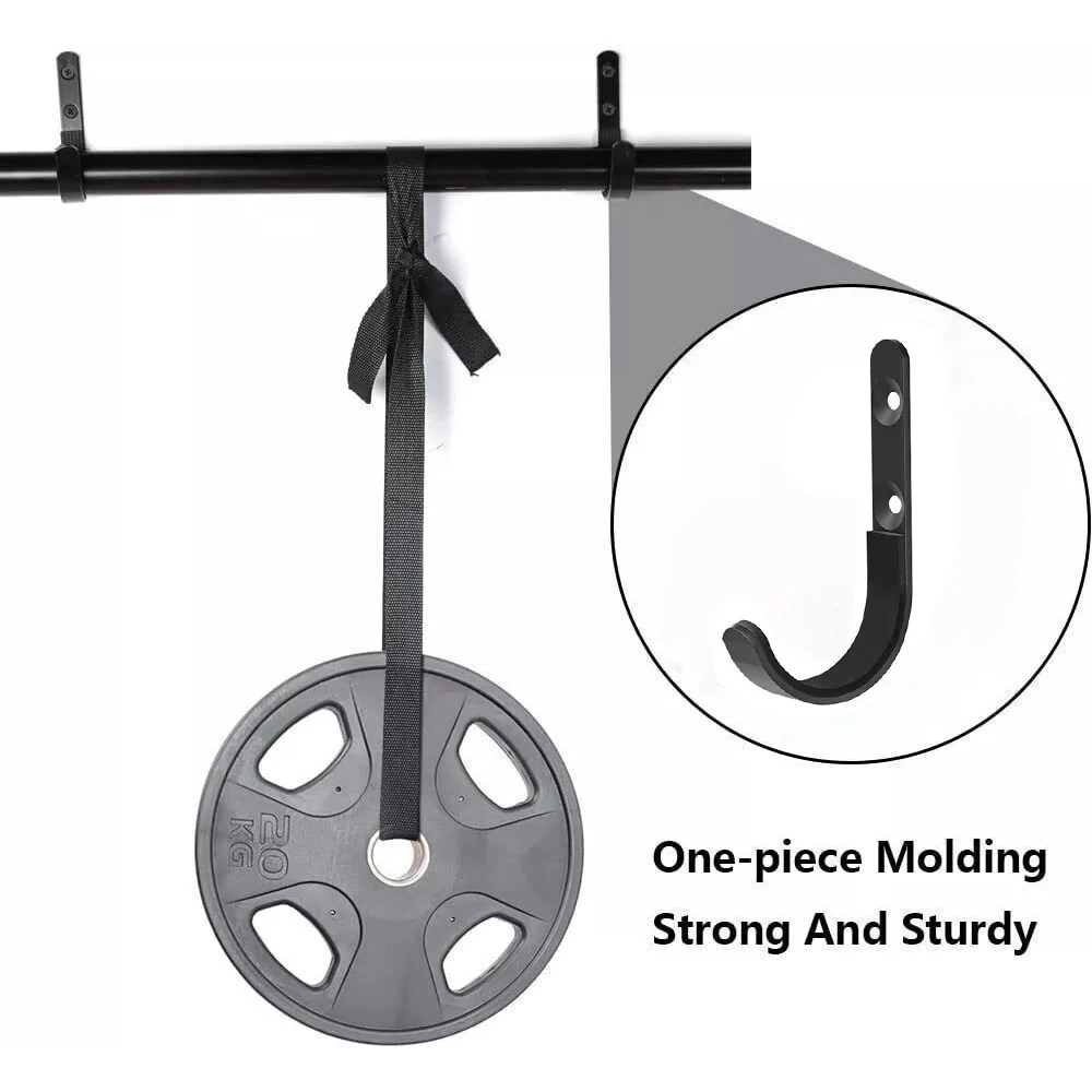 1 Pair Wall Mount Rod Storage Rack Stainless Steels Multifunctional Storage Stand for Metal Gun Frame and Bow Toy Gun