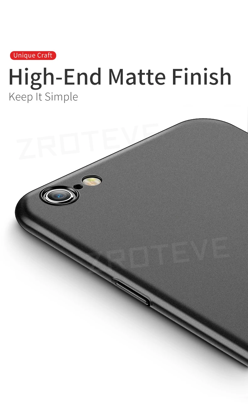 SE 2022 Case Zroteve Luxury Slim Matte Hard PC Cover Coque For iPhone 7 8 Plus SE 2020 2 3 SE2 SE3 iPhone7 iPhone8 Phone Cases iphone xr case with card holder