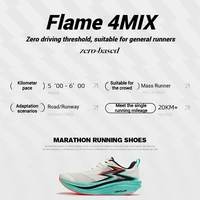 361 Degrees Flame 4.0 MIX Men‘s Running Shoes Racing Marathon Carbon Plate Stable Wear-resistant Jogging Male Sneaker 672512204 - Image 3