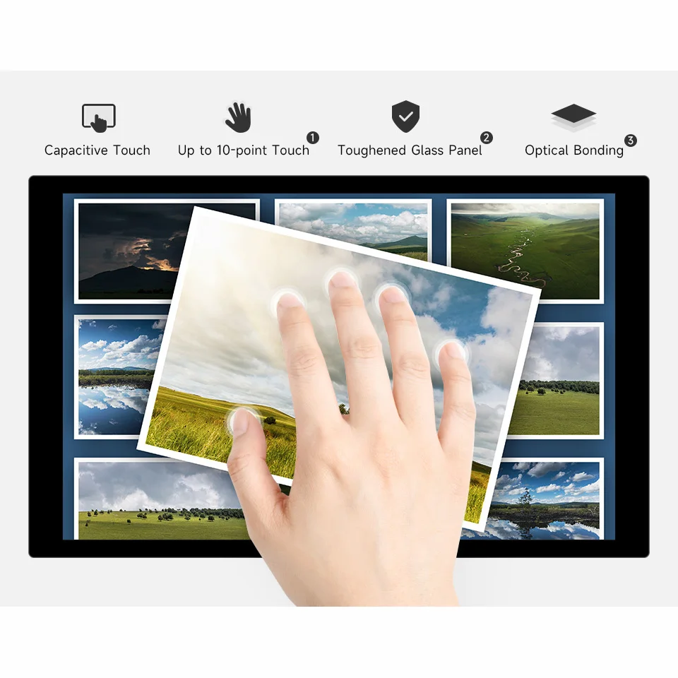 Waveshare ǻ   ġ ũ, IPS ÷, HDMI LCD,   4, 3, , PC, 1280  800, 10.1 ġ