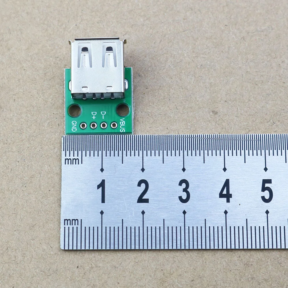 Multi-Pack Type A USB Female to DIP 2.54mm PCB Connector Adapter