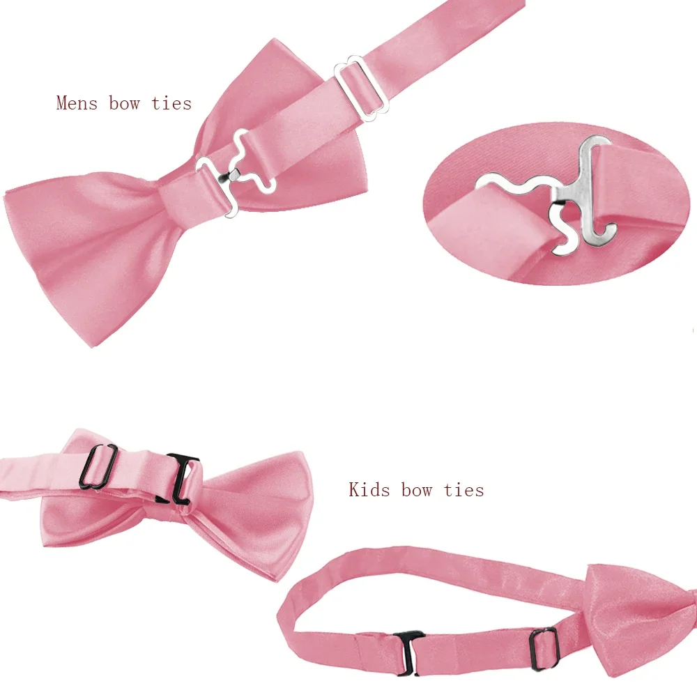 Father and Son Men's Bow Tie Classic Kids For Men Boys set Ties Bowknot Party 2pcs bow tie
