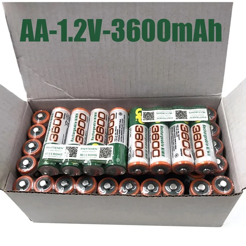 Batteria Ricaricabile Aa Pilas Ricargables Aa 3600Mah 1.2V Ni-Mh Aa Batterie Solo Bundle 1 Cn (Origine)