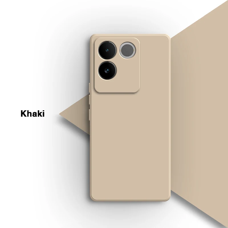 Enhanced Liquid Silicone Shockproof Phone Case with Global Lens Protection