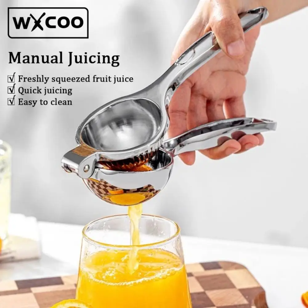1pc Lemon Squeezer Stainless Steel Juicer Hand Press Manual Citrus Squeezer