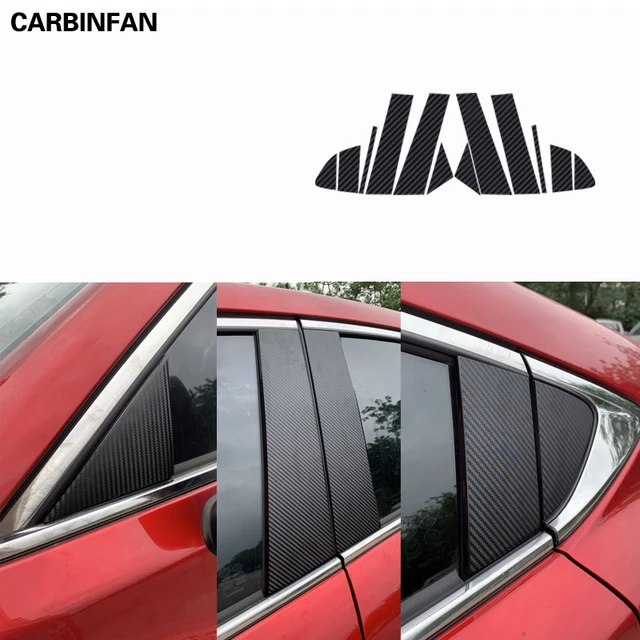 Car Exterior Carbon Fiber Decal Sticker Window Trim Middle Post Film  Stickers Vinyl Decal For Mazda 6 Atenza 2017 -2021 - AliExpress
