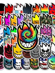 50 - Piece Cool Spitfire Sticker Collection: Waterproof Decals for Skateboards, DIY Projects, and More (Multicolor)