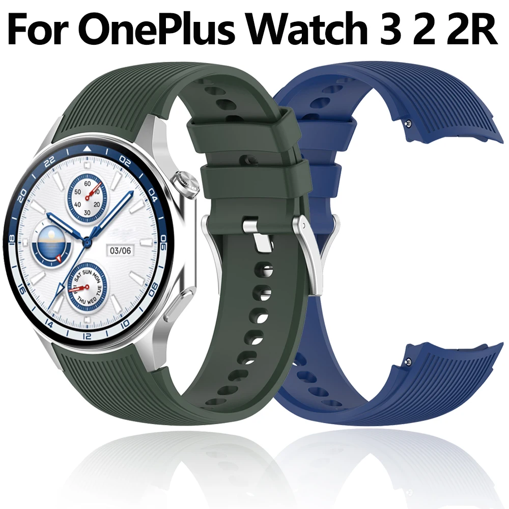 Premium Silicone Replacement Watch Band - No Gaps, Versatile Design
