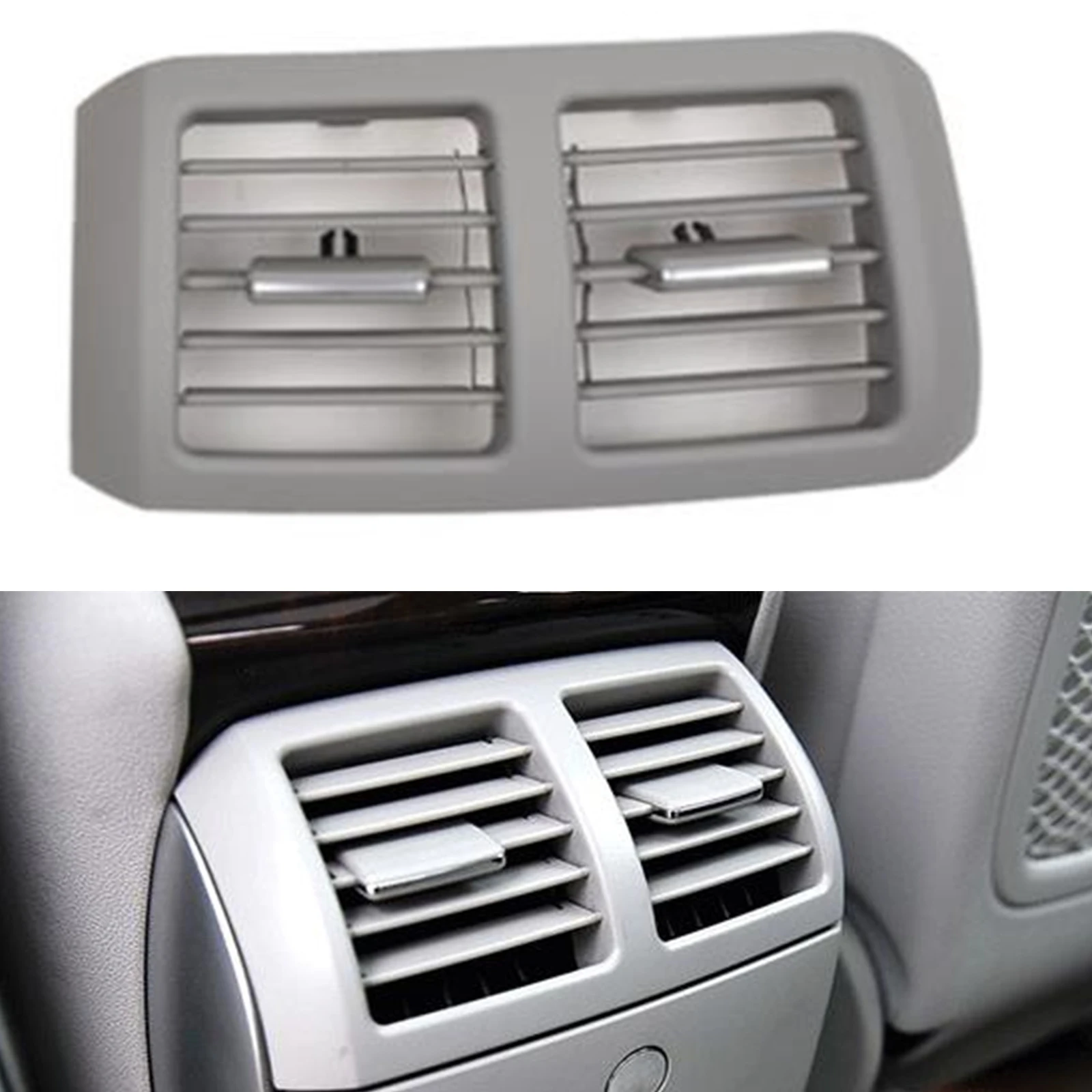 

Rear Center Console Grille A/C Air Outlet Vent Conditioning Cover Dashboard Grill Frame For Mercedes Benz R Class W251 R350