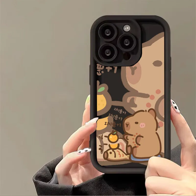 Capybara Shockproof Soft Silicone Phone Case