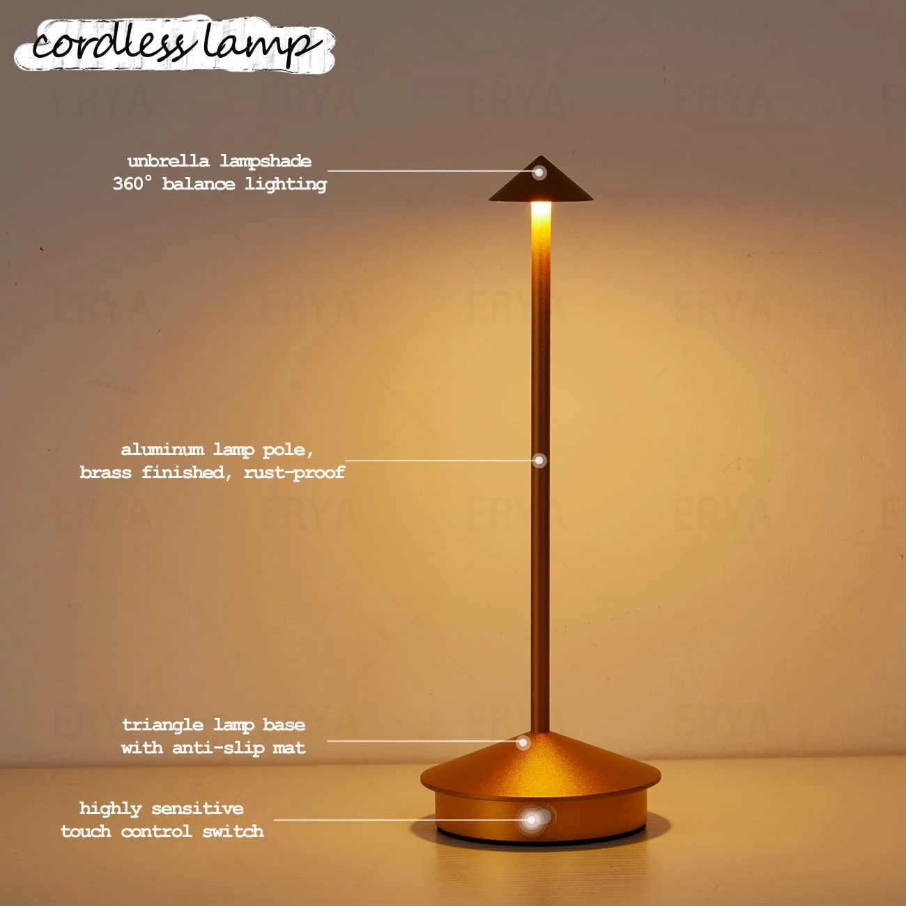USB-C  ̺ , â ̴ ġ LED ȣ  Ŀ ǳ  ̺ , Lampada Da Tavolo  
