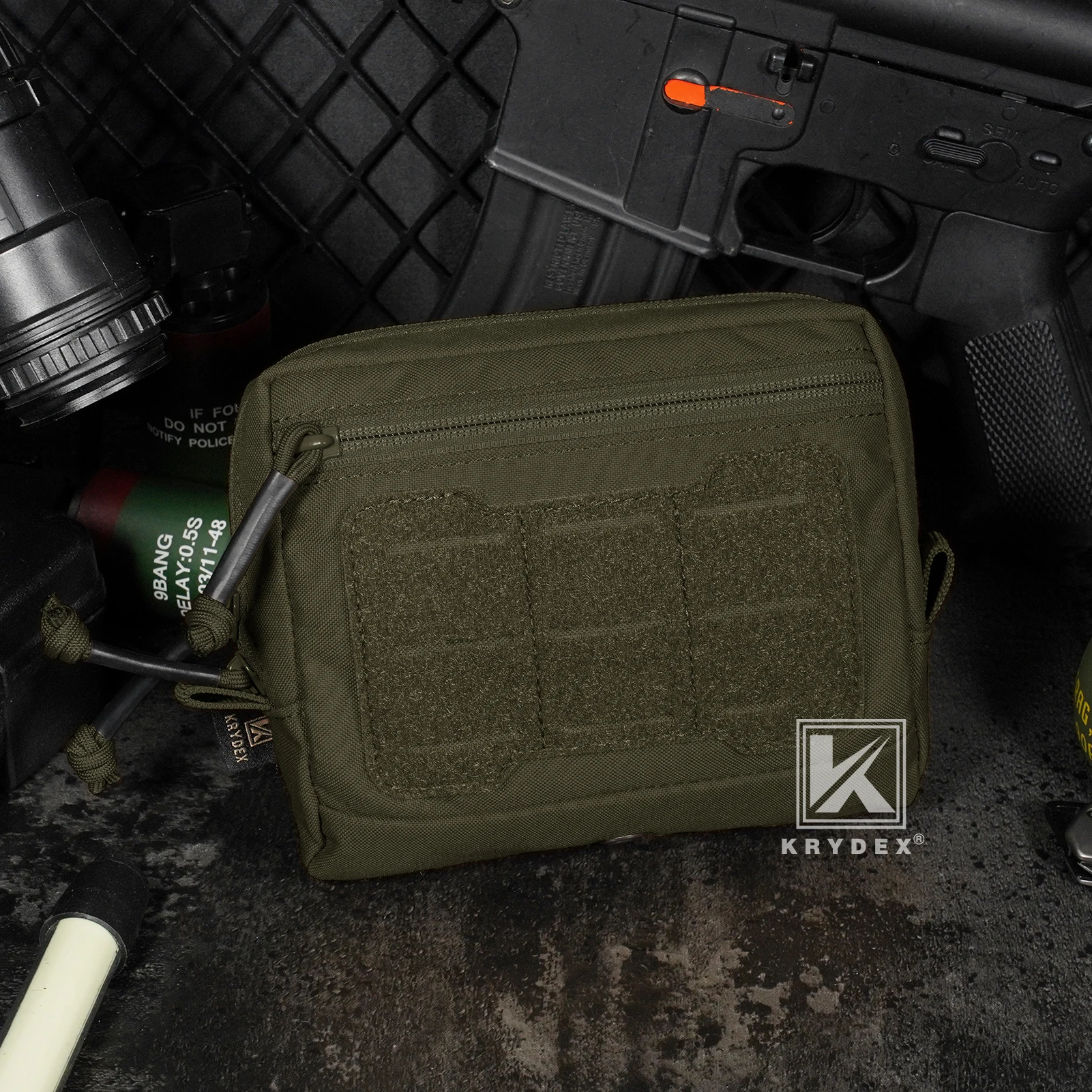 KRYDEX Taktische GP-Tasche Mehrzweck-EDC-MOLLE-Aufbewahrungstasche Universelle Tasche für Brustgurt Weste Dienstgürtel Rucksack – Detail 1