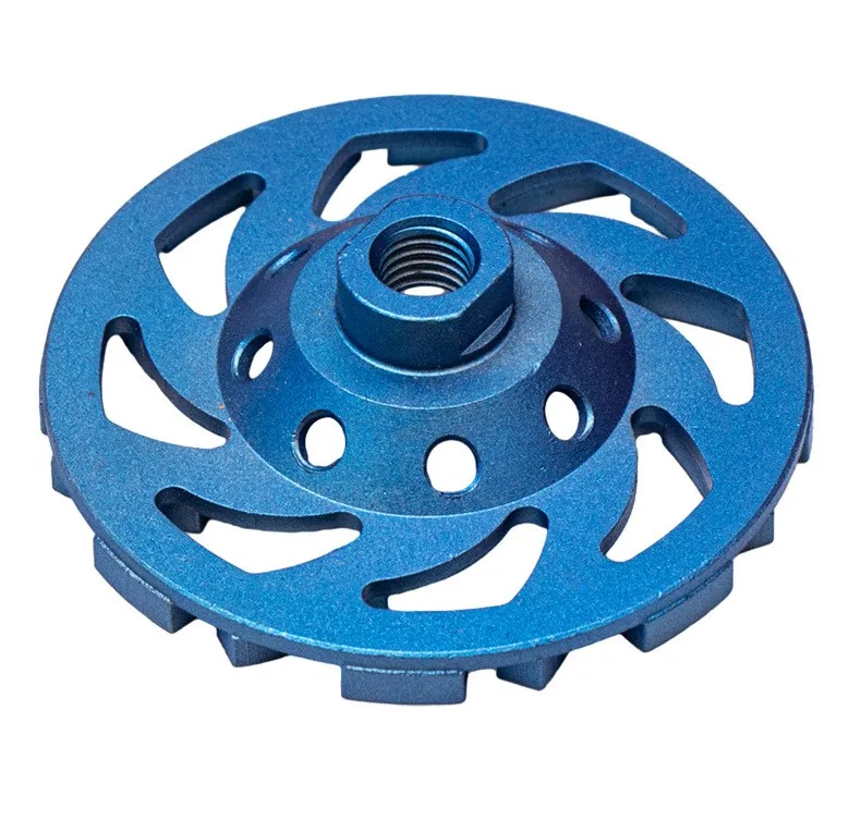 5'' 7'' M14 5/8''-11 22.23mm Cyclone Diamond Sintered Grinding Cup Wheels 125 180mm Strange Shape Concrete Granite Grind Disc