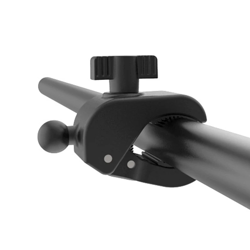 Braccio A Doppia Presa FANAUE Con Attacco A Sfera Da 17 Mm – In Alluminio E Acciaio Inox, Regolabile E Ruotabile A 360°, Per Supporto Telefono Moto, GPS E Action Cam - 2