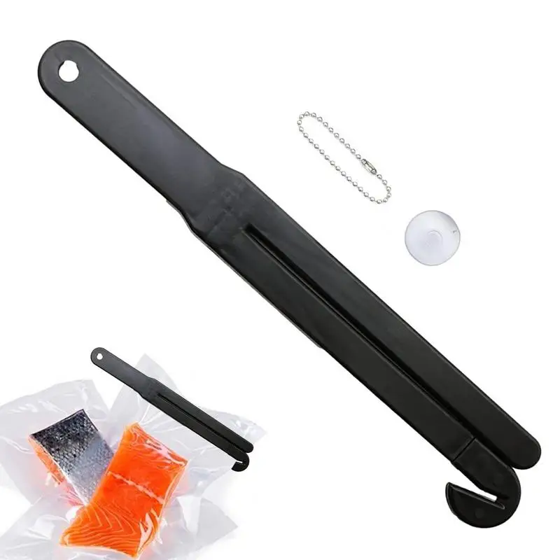 

Выжималка для пищевых мешков, открывалка для пищевых мешков, резак для пакетов, с лезвиями из нержавеющей стали, удобный инструмент для открытия мешков