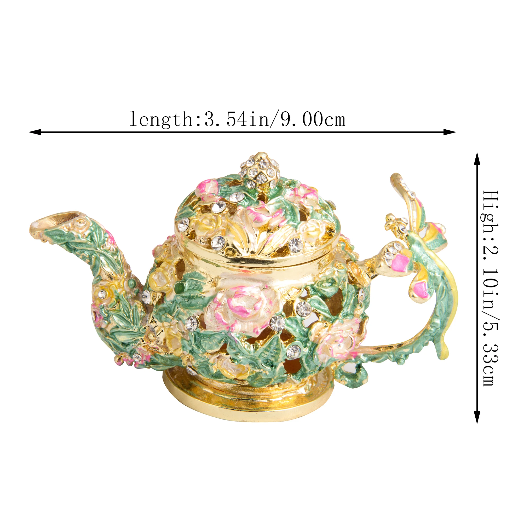 

QIFU New Arrive Colorful Teapot Home Ornaments Decoration for Gift