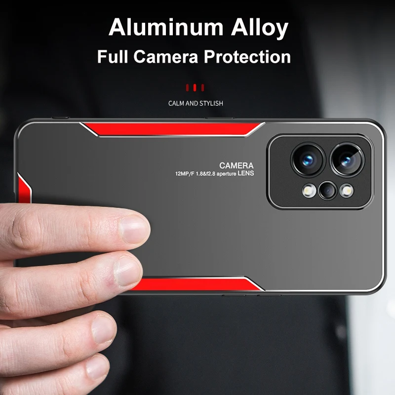 Luxury Case For Realme GT Neo 5 Case For Realme GT3 5G Capa Aluminium Alloy  Metal Frame Bumper Tempered Glass Camera Phone Cover - AliExpress