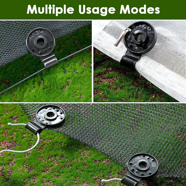 20-100Db Árnyalatú Ruhás Klipek Nagy Teherbírású Cég Napló Napfény Nettó Klip Kerti Műanyag Üvegházhatású Mezőgazdasági Film Rögzítő - Image 6