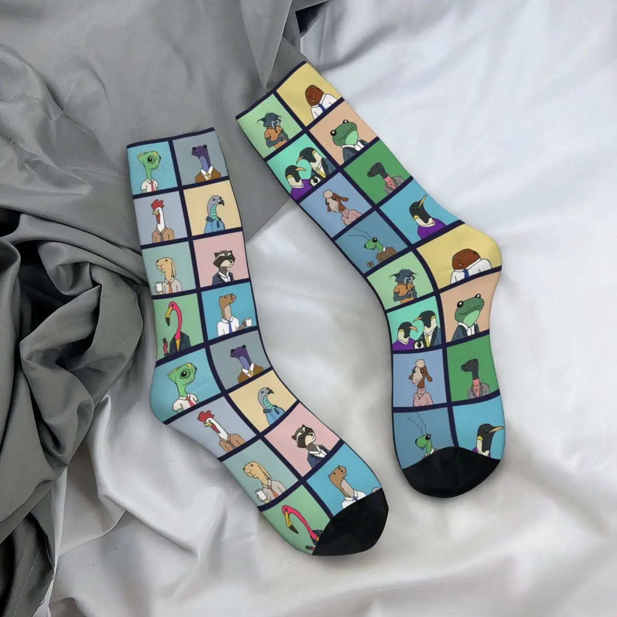 Hot Sale Office Animals Repeating PatternAdult Socks,Unisex socks,men Socks women Socks